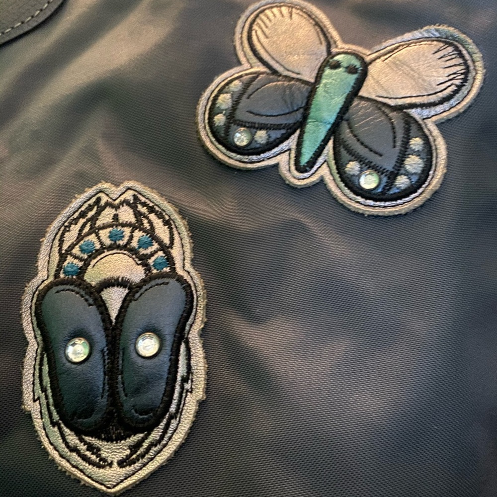 LONGCHAMP PLANETE LIMITED MADE IN FRANCE BUTTERFLY Tote CHIC FLAW COTTAGECORE - Picture 13 of 16